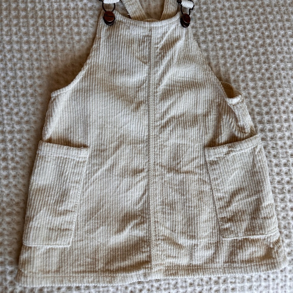Zara overall corduroy toddler dress